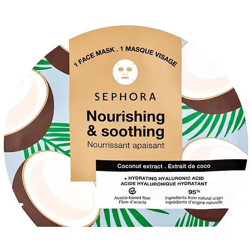 Sephora Collection Hydrating Hyaluronic Acid Face Mask Coconut