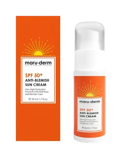 maru.derm SPF 50+ Leke Karşıtı Güneş Kremi (SPF 50+ Anti-Blemish Sun Cream)