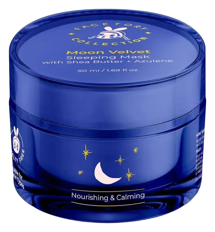 Facetory Moon Velvet Sleeping Mask With Shea Butter And Azulene