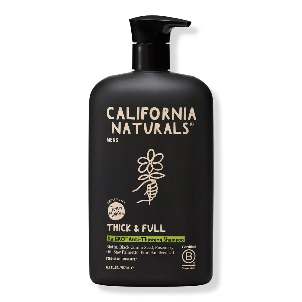 California Naturals Mens Re:Gro Anti-Thinning Shampoo