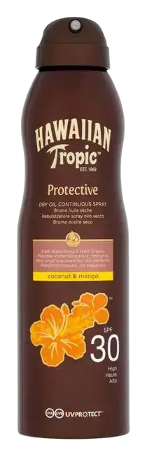 Hawaiian Tropic Protective Dry Oil Continuous Spray Oil SPF 30