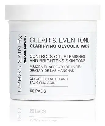 Urban Skin Clear & Even Tone Clarifying Glycolic Pads