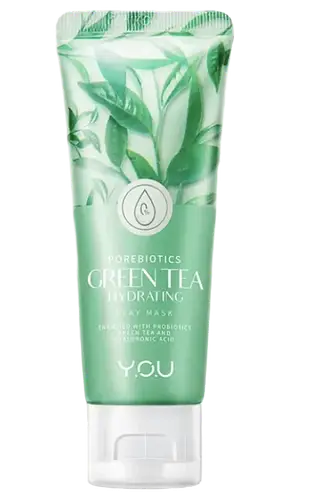 Y.O.U Porebiotics Green Tea Hydrating Clay Mask