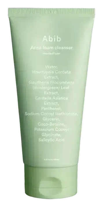 Abib Acne Foam Cleanser Heartleaf Foam