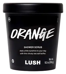 LUSH Orange Shower Scrub