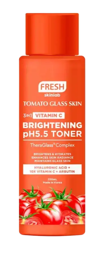 Fresh Skinlab Tomato Glass Skin 3 In 1 Vitamin C Brightening pH 5.5 Toner