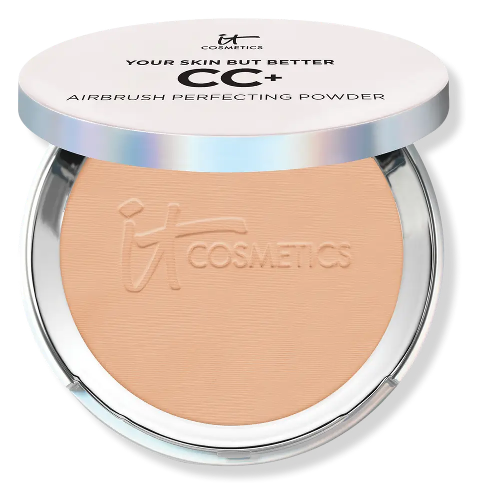 IT Cosmetics CC+ Airbrush Perfecting Powder Foundation Medium Tan