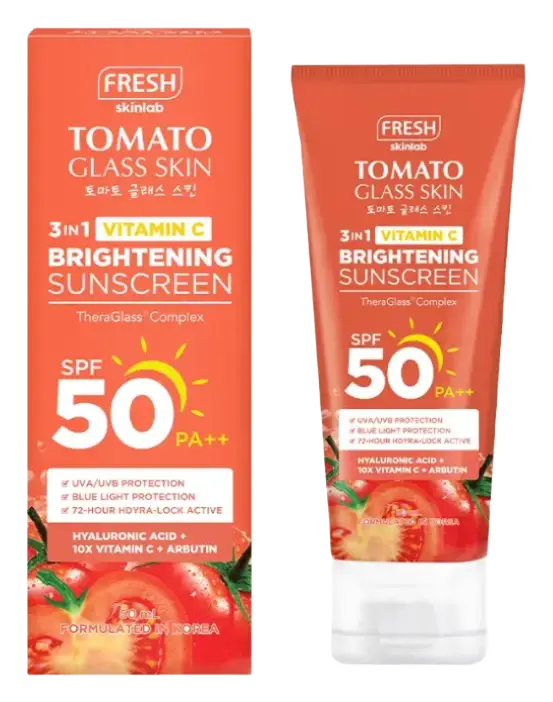 Fresh Skinlab Tomato Glass Skin Serum Sunscreen