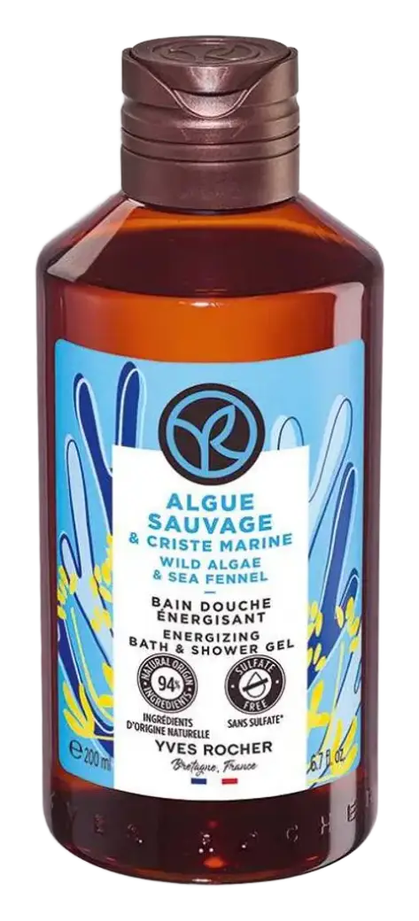 Yves Rocher Wild Algae & Sea Fennel Energizing Bath & Shower Gel