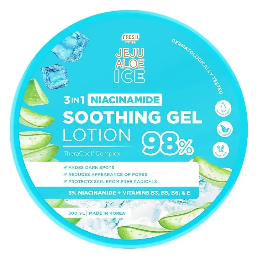 Fresh Skinlab Jeju Aloe Ice 3 In 1 Niacinamide Soothing Gel Lotion