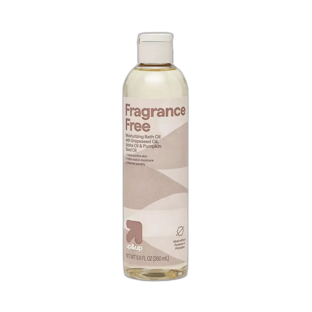 up&up Fragrance Free Moisturizing Bath Oil
