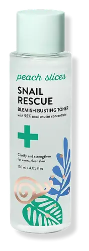 Peach Slices Snail Rescue Blemish Busting Toner