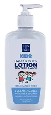 Kiss My Face Kids Hand & Body Lotion Fragrance Free
