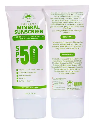 VSP Botanics Mineral Suncreen SPF 50