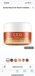 Sunday Riley Vitamin C Brighten & Tighten Body Butter