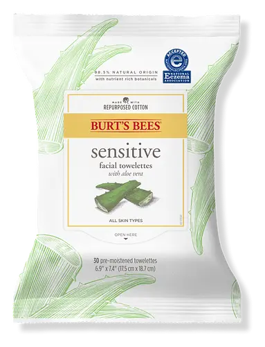 Burt's Bees Sensitive Facial Cleanser Towelettes