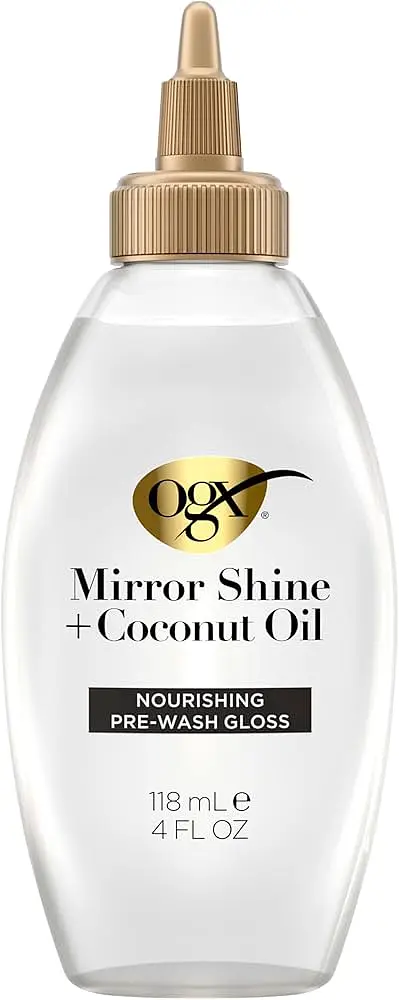 OGX Beauty Mirror Shine + Coconut Oil Nourishing Pre-Wash Gloss