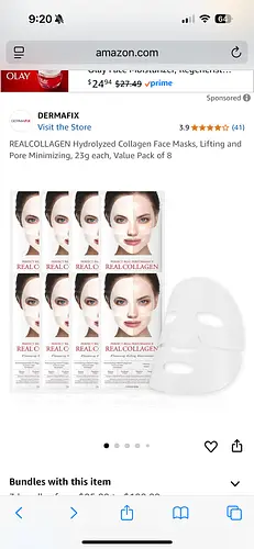 Dermafix Real Collagen Face Masks