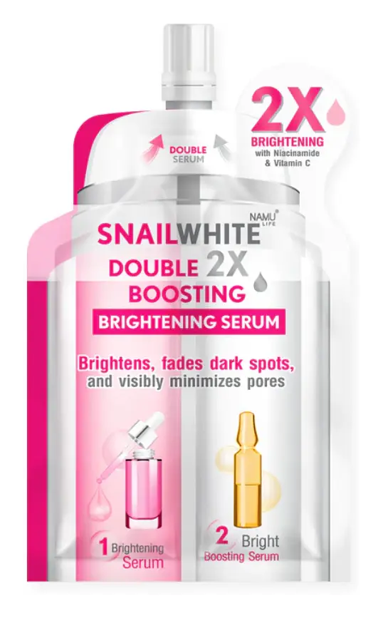 Snail White Double Boosting Brightening Serum