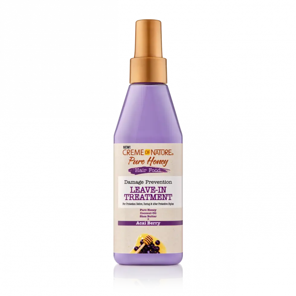 Creme of Nature Pure Honey Hair Food Damage Prevention Leave-In Treatment