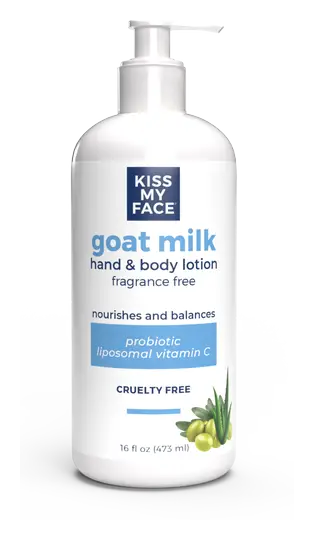 Kiss My Face Goat Milk Hand & Body Lotion Fragrance Free