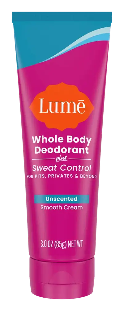 Lume Cream Tube Deodorant + Sweat Control Unscented