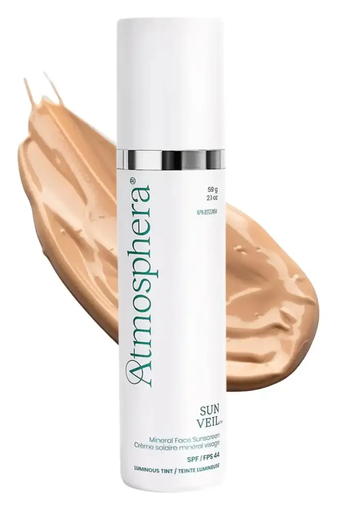Atmosphera Sun Veil Mineral Face Sunscreens SPF 44 Luminous