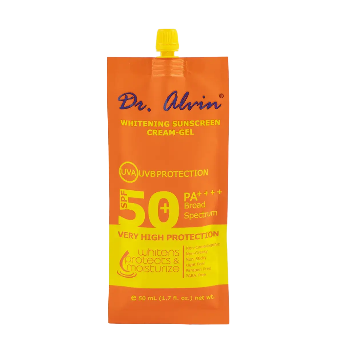 Dr. Alvin Whitening Sunscreen Cream-Gel SPF 50+ PA++++