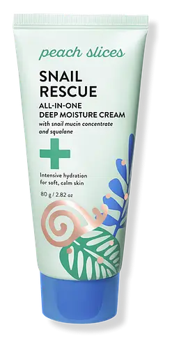 Peach Slices Snail Rescue All-In-One Deep Moisture Cream