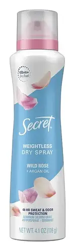 Secret Weightless Dry Spray Wild Rose + Argan Oil