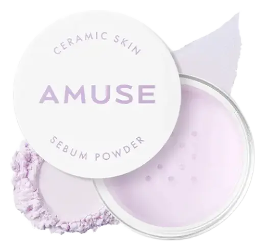 AMUSE Ceramic Skin Sebum Powder Purple