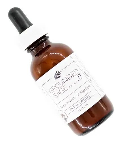 Grounded Sage Hemp Hydrate and Highlight Facial Lotion