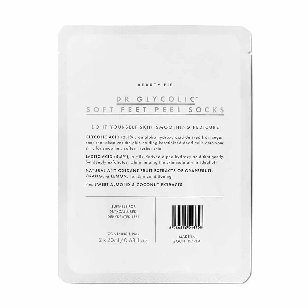 Beauty Pie Dr Glycolic Soft Feet Peel Socks