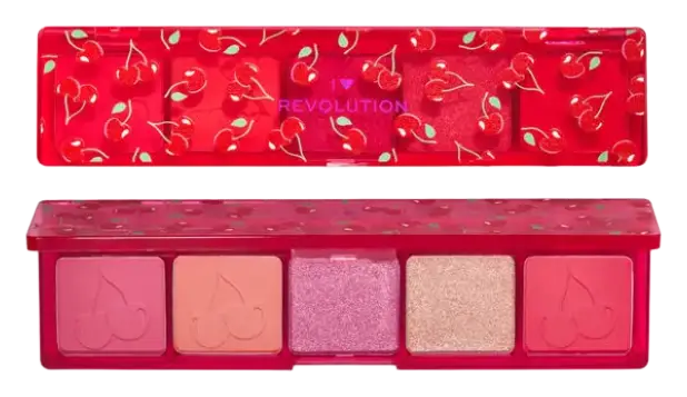 Revolution Beauty I Heart Revolution Mini Eyeshadow Palette Cherry Please