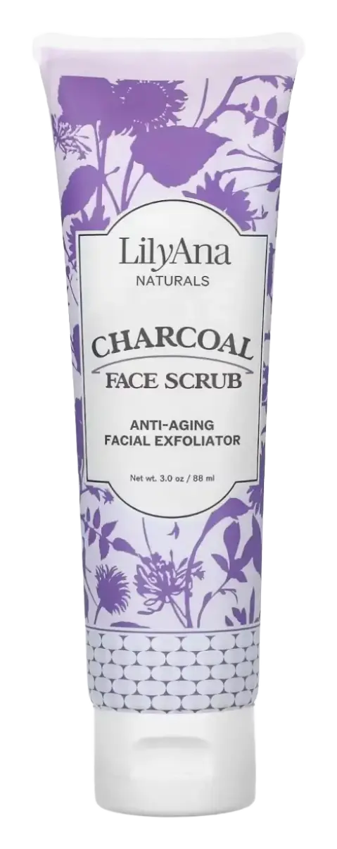 LilyAna Naturals Anti-Aging Charcoal Face Scrub