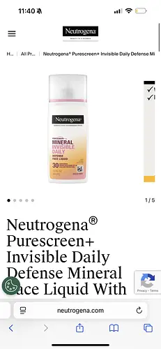 Neutrogena Invisible mineral spf30
