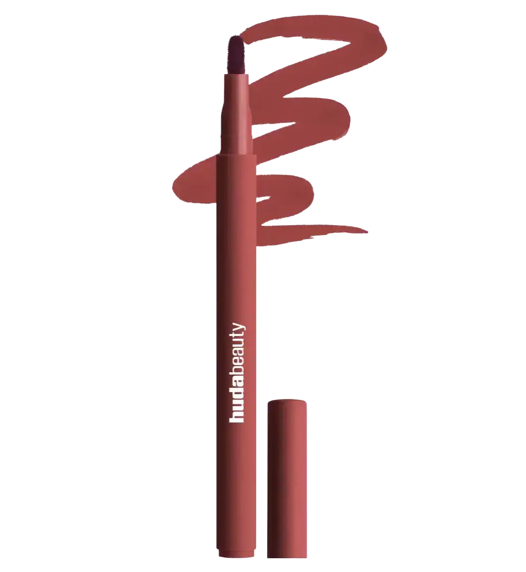 Huda Beauty Lip Contour Lip Stain For 12-Hour Wear Cinnamon