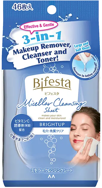 Bifesta Micellar Cleansing Sheets Bright-Up