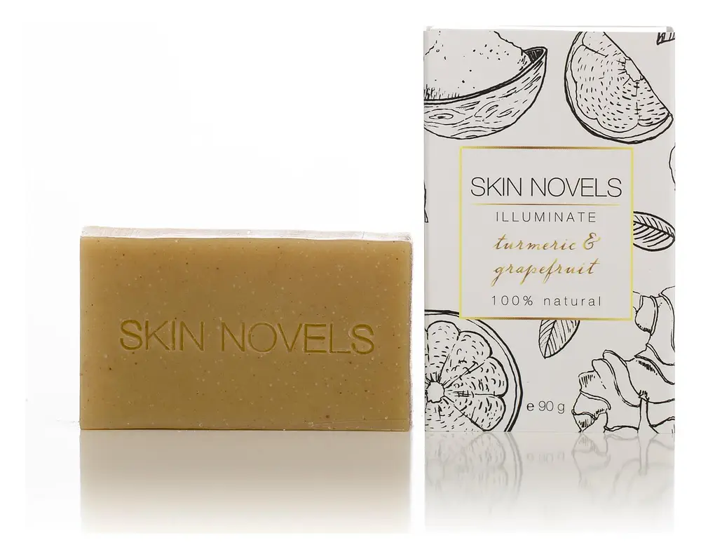 Skin Novels Illuminate Turmeric & Grapefruit Natural Soap