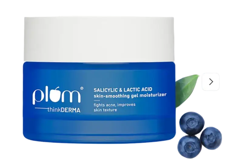Plum Goodness Salicylic & Lactic Acid Skin-Smoothing Gel Moisturizer