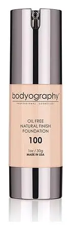 Bodyography Natural Finish Foundation #100 – Light (Neutral Undertone)