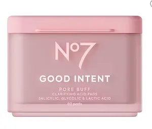 No7 Good intent pore buff clarifying acid pads