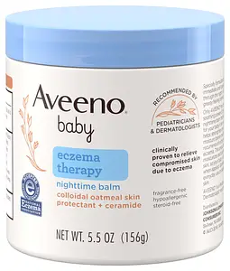Aveeno Baby Eczema Therapy Nighttime Balm with Natural Oatmeal