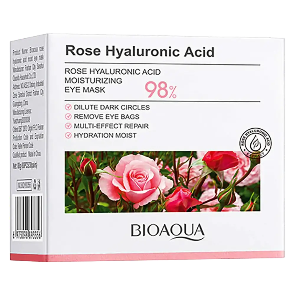 Bioaqua Rose Hyaluronic Acid Moisturizing Eye Mask
