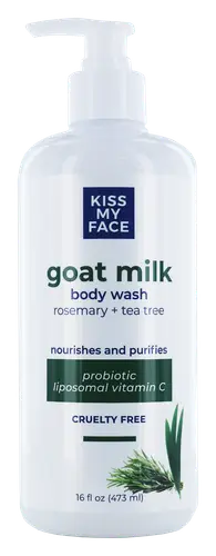 Kiss My Face Goat Milk Body Wash Rosemary + Tea Tree