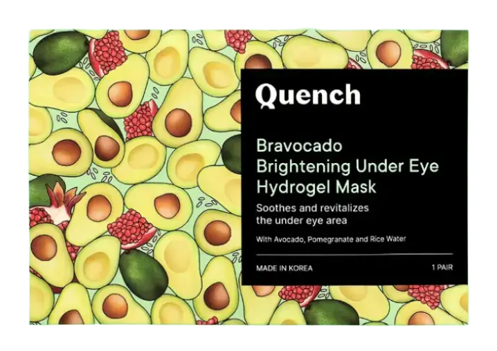 Quench Botanics Bravocado Brightening Under Eye Hydrogel Mask