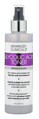 Advanced Clinicals Glycolic Acid Toner Renew & Glow