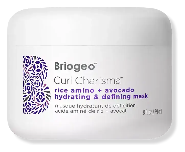 BrioGeo Curl Charisma Rice Amino + Avocado Hydrating & Defining Hair Mask