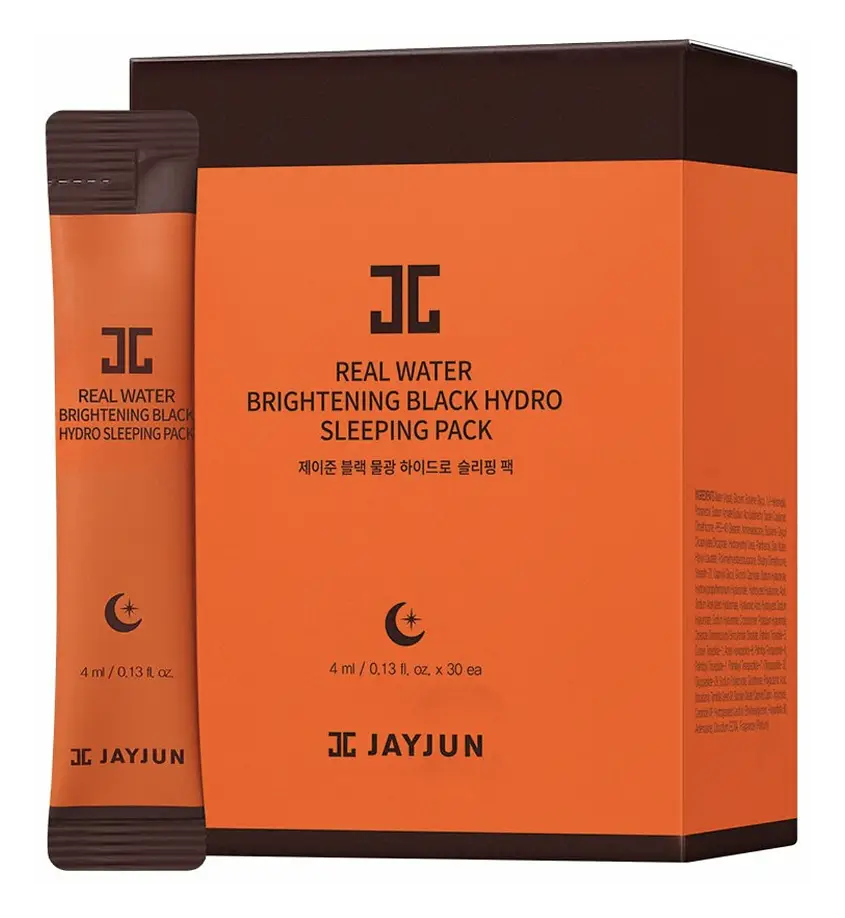 Jayjun Cosmetic Real Water Brightening Black Hydro Sleeping Mask