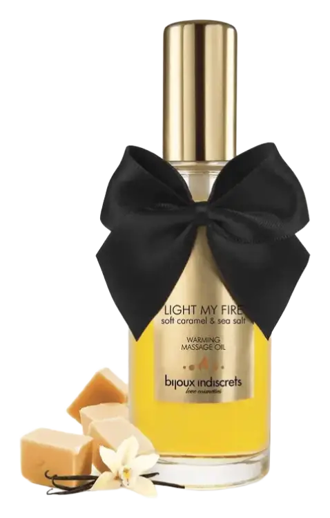 Bijoux Indiscrets Warming Massage Oil Caramel and sea salt